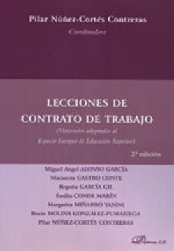 portada Lecciones De Contrato De Trabajo - 2ª Edición