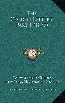 portada the colden letters, part 1 (1877) (en Inglés)
