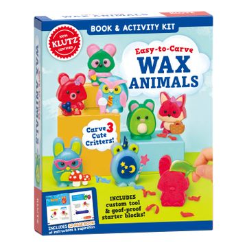 portada Klutz Easy-To-Carve wax Animals Craft kit