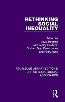 portada Rethinking Social Inequality (Routledge Library Editions: British Sociological Association) (in English)
