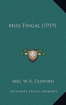 portada miss fingal (1919)