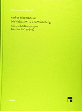 portada Die Welt als Wille und Vorstellung (in German)