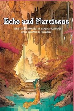 portada Echo and Narcissus - A Greek Myth Graphic Novella Powered by AI (en Inglés)