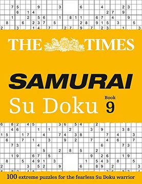 portada The Times Samurai su Doku: Book 9: 100 Exreme Puzzles for the Fearless su Doku Warrior 
