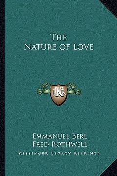 portada the nature of love (en Inglés)