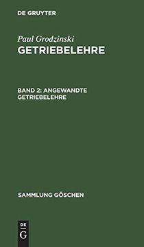 portada Angewandte Getriebelehre (en Alemán)