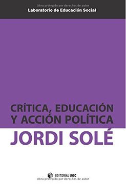 portada Crítica, Educación y Acción Política