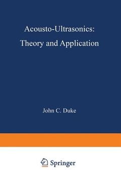 portada Acousto-Ultrasonics: Theory and Application (en Inglés)