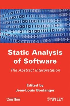 portada Static Analysis of Software: The Abstract Interpretation