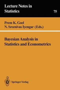 portada bayesian analysis in statistics and econometrics