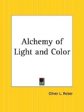 portada alchemy of light and color (en Inglés)