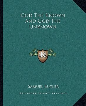 portada god the known and god the unknown