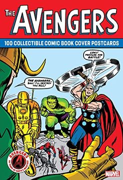 portada Avengers: 100 Collectible Comic Book Cover Postcards (en Inglés)