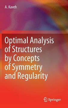 portada optimal analysis of structures by concepts of symmetry and regularity (en Inglés)