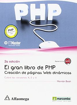 portada El Gran Libro de php: Creación de Páginas web Dinámicas (in Spanish)
