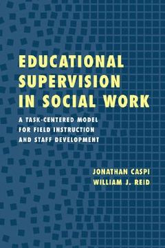 portada educational supervision in social work