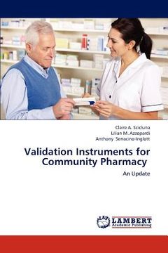 portada validation instruments for community pharmacy (in English)