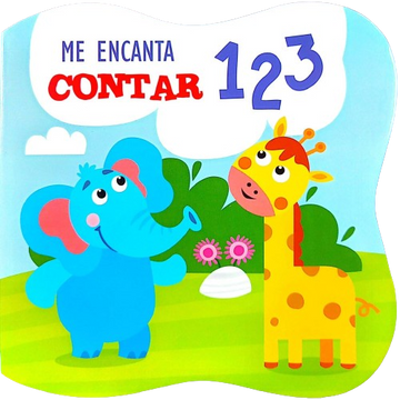 portada LIBROS CON FORMA - ME ENCANTA CONTAR 1 2 3 (in Spanish)