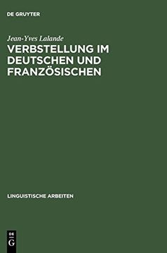 portada Verbstellung im Deutschen und Franz Sischen: Unter Anwendung Eines Cad-Basierten Expertensystems (en Alemán)