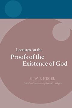 portada Hegel: Lectures on the Proofs of the Existence of god (in English)