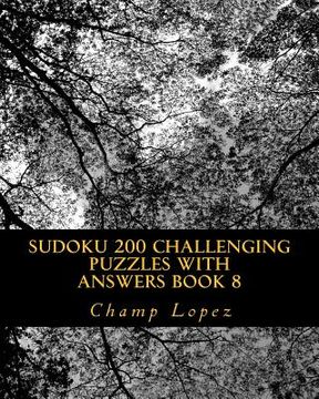 portada SUDOKU 200 Challenging Puzzles with Answers Book 8 (en Inglés)