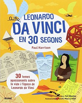 portada Leonardo da Vinci en 30 Segons (in Catalá)