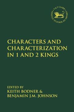 portada Characters and Characterization in the Book of Kings (en Inglés)