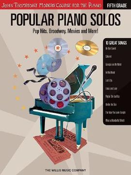 portada popular piano solos - fifth grade