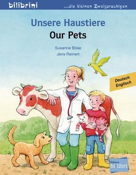 portada Unsere Haustiere. Kinderbuch Deutsch-Englisch