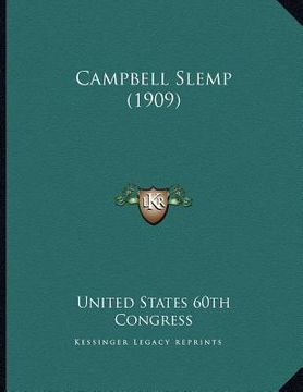 portada campbell slemp (1909) (en Inglés)