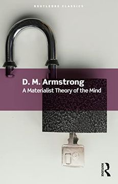 portada A Materialist Theory of the Mind (Routledge Classics) (en Inglés)