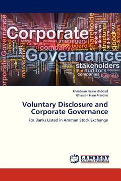 portada voluntary disclosure and corporate governance (in English)