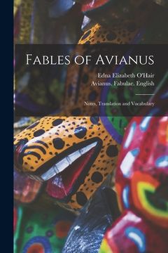 portada Fables of Avianus: Notes, Translation and Vocabulary (in English)