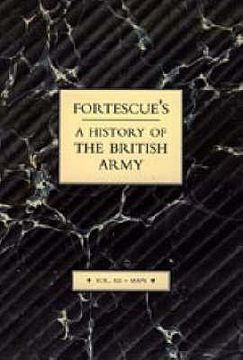 portada Fortescue's History of the British Army: Volume XII Maps (en Inglés)