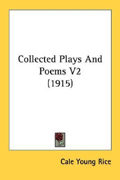portada collected plays and poems v2 (1915) (en Inglés)