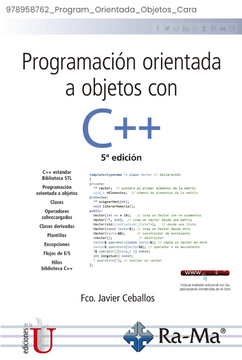 portada Programación Orientada a Objetos con c++ (in Spanish)