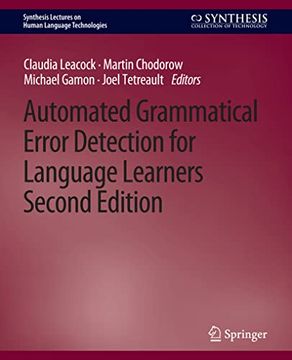 portada Automated Grammatical Error Detection for Language Learners, Second Edition (en Inglés)