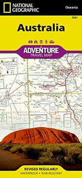 portada National Geographic Australia Adventure Travel Map (Adventure map) (en Inglés)