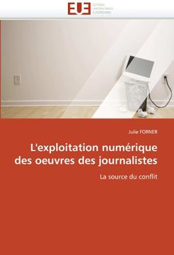 portada L'Exploitation Numerique Des Oeuvres Des Journalistes