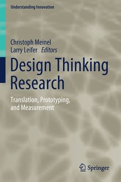 portada Design Thinking Research: Translation, Prototyping, and Measurement (in English)
