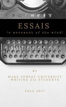 portada Essais: a movement of the mind