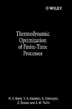 portada thermodynamic optimization of finite-time processes