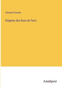 portada Énigmes des Rues de Paris (in French)