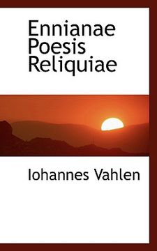 portada ennianae poesis reliquiae (en Inglés)