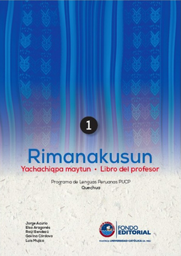 portada Rimanakusun 1: Yachachiqpa Maytun  Libro del Profesor