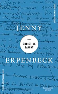 portada Jenny Erpenbeck Über Christine Lavant (en Alemán)