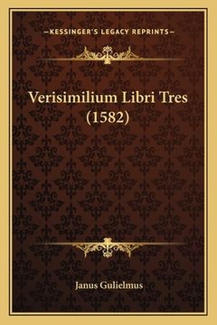portada Verisimilium Libri Tres (1582) (en Latin)