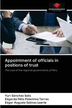 portada Appointment of officials in positions of trust (en Inglés)