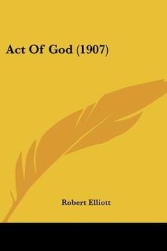 portada act of god (1907) (in English)