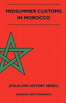 portada midsummer customs in morocco (folklore history series) (in English)